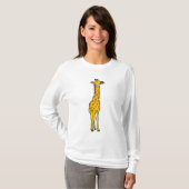 Giraffe met Daisy T-shirt (Voorkant volledig)
