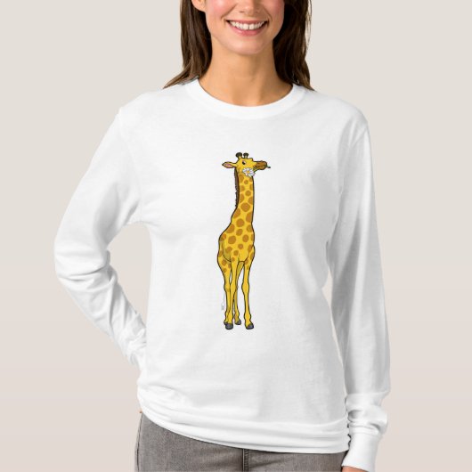 Giraffe met Daisy T-shirt (Voorkant)