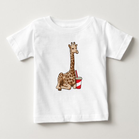 Giraffe met Drink (Voorkant)
