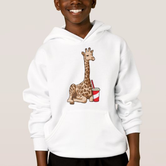 Giraffe met Drink (Voorkant)