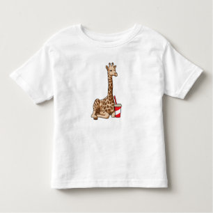 Giraffe met Drink Kinder Shirts