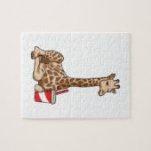 Giraffe met Drink Legpuzzel (Horizontaal)