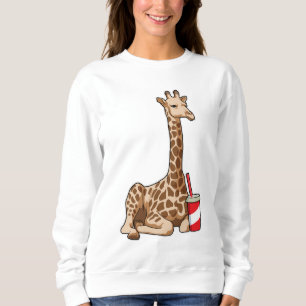 Giraffe met Drink Trui