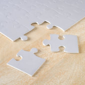Giraffe met een bril die bubblegum blaast legpuzzel (Zijkant)