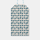 Giraffe met een Floral WreathDankuwel Cadeaulabel (Achterkant)