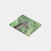 Giraffe met een lange tong post-it® notes (Schuin)