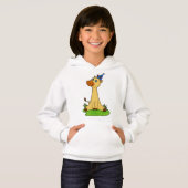 Giraffe met feesthoed (Voorkant volledig)