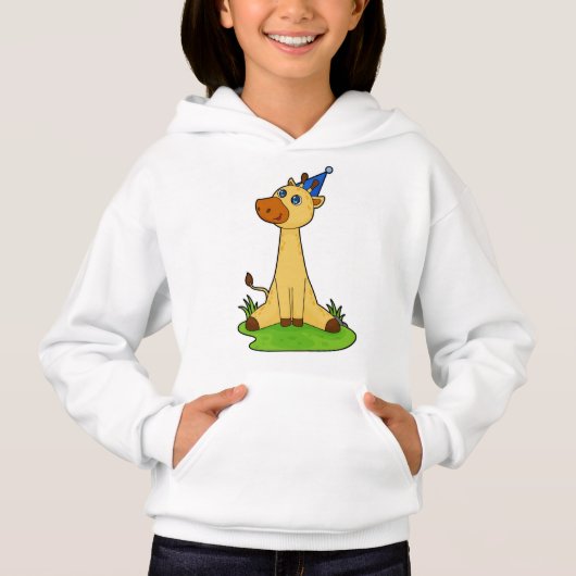 Giraffe met feesthoed (Voorkant)