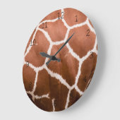 Giraffe met getallen grote klok (Hoek)