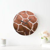 Giraffe met getallen grote klok (Huis)