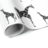 Giraffe met kalf cadeaupapier (Rol Hoek)