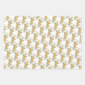 Giraffe met kerstsjaal Schattige grappig Dierenkun Inpakpapier Vel (Voorkant 2)