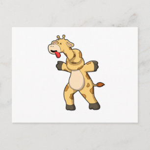 Giraffe met Knot in Neck Briefkaart