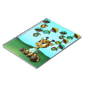 Giraffe met Koreaanse Woord Notitieboek (Linkerzijde)