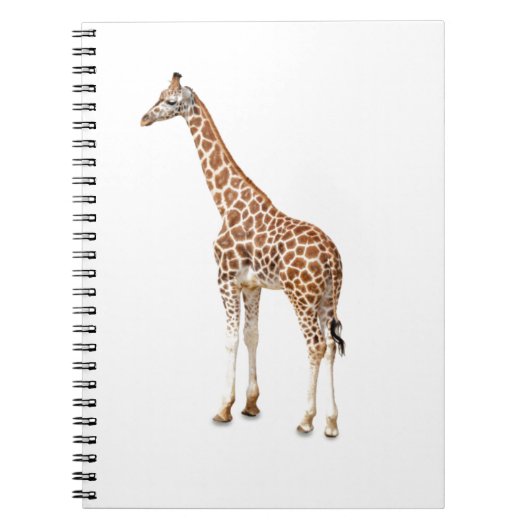 Giraffe met lange nek notitieboek (Voorkant)