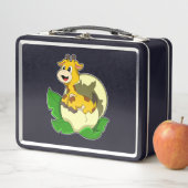 Giraffe met leder en eieren (In situ)