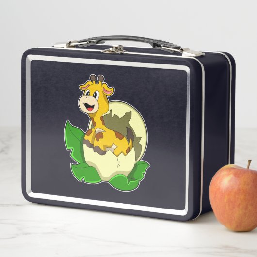 Giraffe met leder en eieren (In situ)