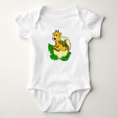 Giraffe met leder en eieren romper (Voorkant)