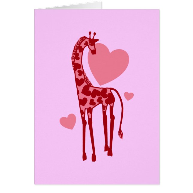 Giraffe met liefde (Voorkant)