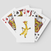 Giraffe met lint pokerkaarten (Achterkant)