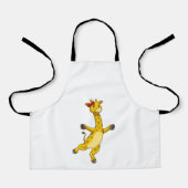 Giraffe met lint schort (Voorkant)