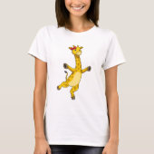 Giraffe met lint t-shirt (Voorkant)