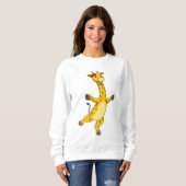 Giraffe met lint trui (Voorkant volledig)