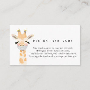 Giraffe met Maskerboeken voor de Kaart van de Baby