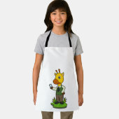 Giraffe met mobiele schort (Insitu)