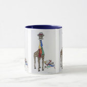 Giraffe met Neckties Mok (Midden)