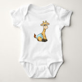 Giraffe met onderbroek romper (Voorkant)