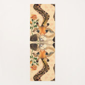 Giraffe met Roos Yoga Mat Gentleman (Voorkant)