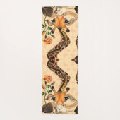 Giraffe met Roos Yoga Mat Gentleman (Achterkant)