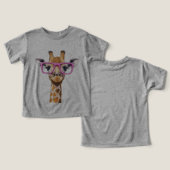 Giraffe met roze bril (Ontwerp Voorkant & Achterkant)