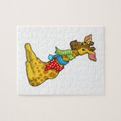 Giraffe met Scarf Legpuzzel (Horizontaal)