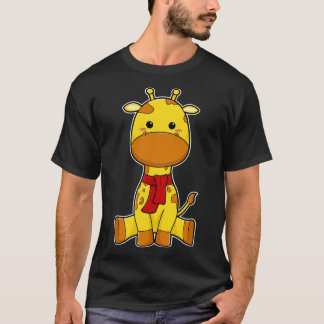 Giraffe met sjaal 3 t-shirt