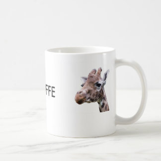 Giraffe met twee gezichten koffiemok