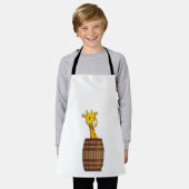 Giraffe met vat schort (Gedragen)