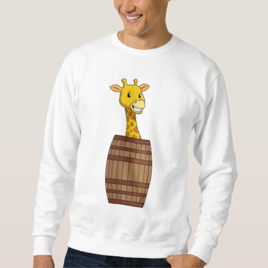 Giraffe met vat trui (Voorkant)