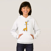Giraffe met wolken (Voorkant volledig)