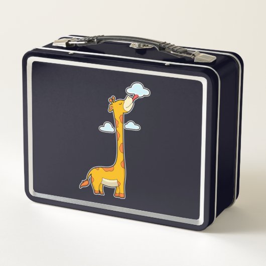 Giraffe met wolken (Achterkant)