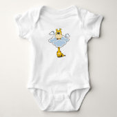 Giraffe met wolken romper (Voorkant)