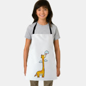 Giraffe met wolken schort (Insitu)