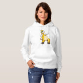 Giraffe met zonnebril hoodie (Voorkant volledig)