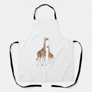 Giraffe met zonnebril Oerwoud Safari Animal Giraf Schort