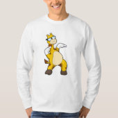 Giraffe met zonnebril t-shirt (Voorkant)
