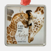 Giraffe Metalen Ornament (Voorkant)
