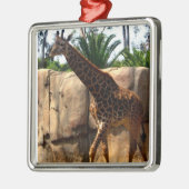 Giraffe Metalen Ornament (Links)