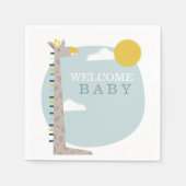 Giraffe Modern Baby showers servetten (Voorkant)