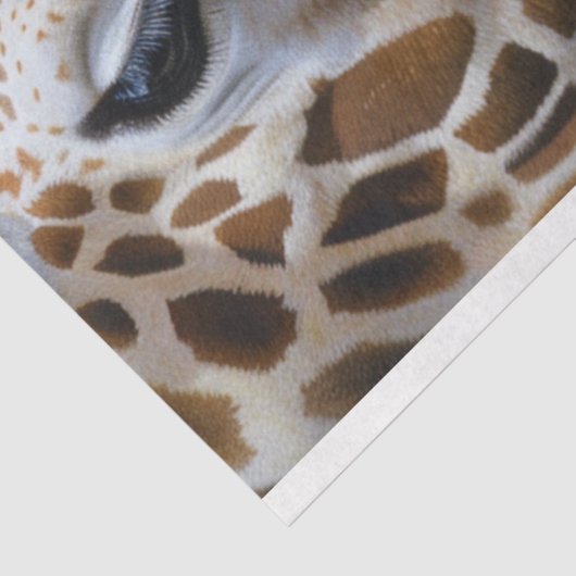 Giraffe Moeder Baby Close-up Decoupage Tissuepapier (Detail)